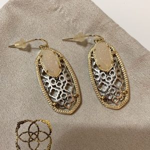 Kendra Scott Emmy Earring Filigree Iri. Drusy